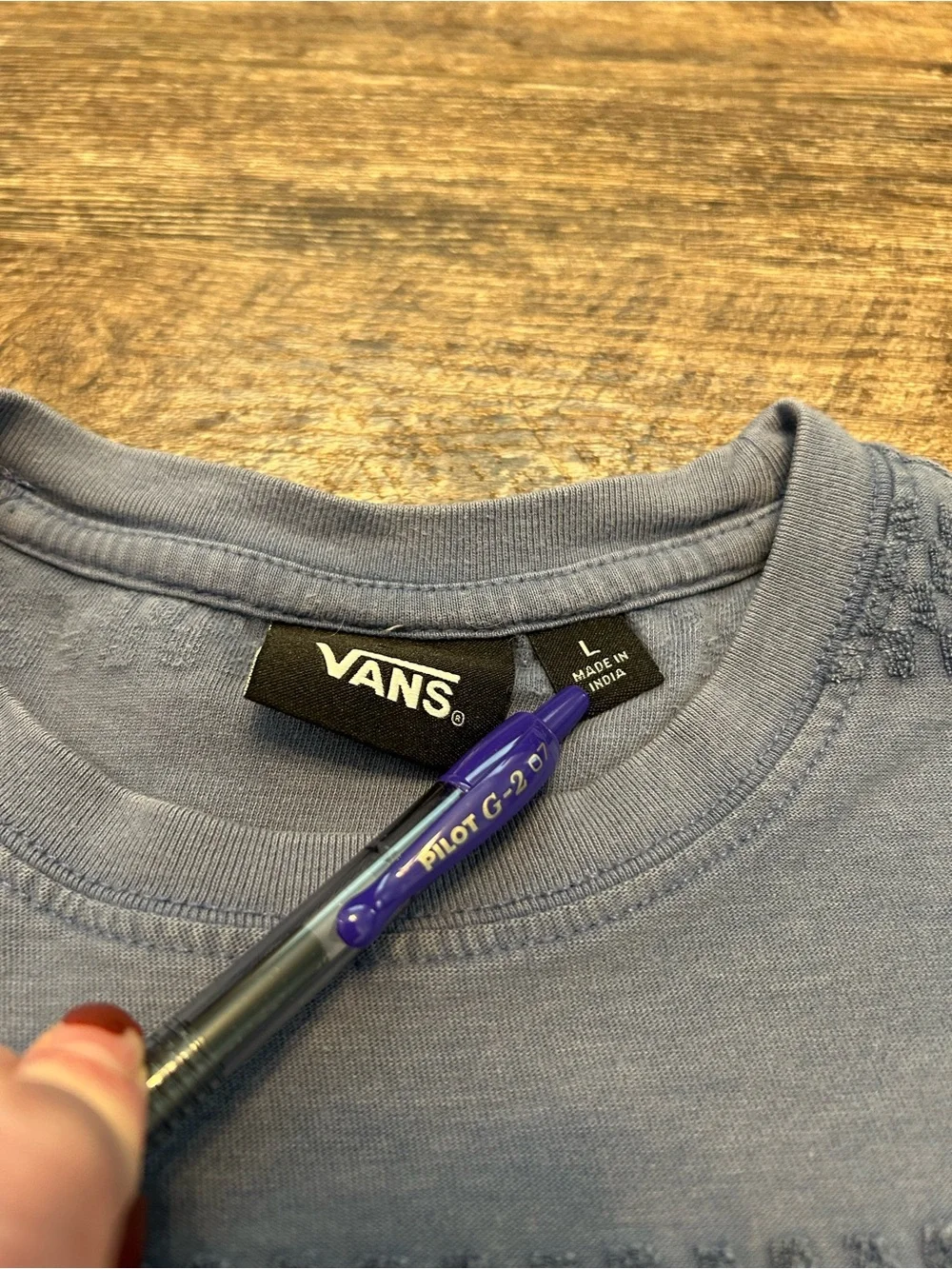 Vintage Y2K Navy Vans Off the Wall Boys Youth Shirt Size L / Adult XS